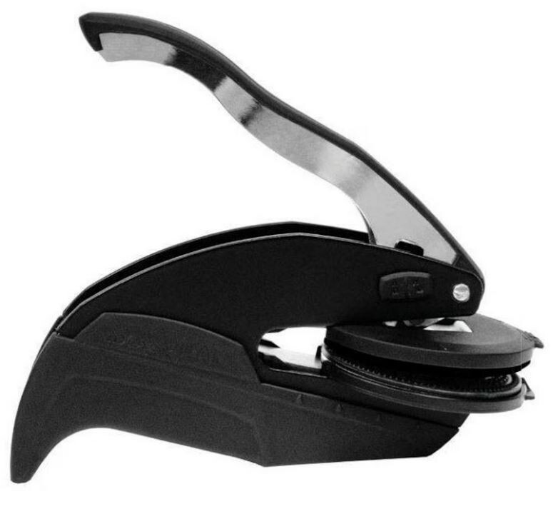 Custom Hand Held open book Embosser-From The Library of – Book Embosser