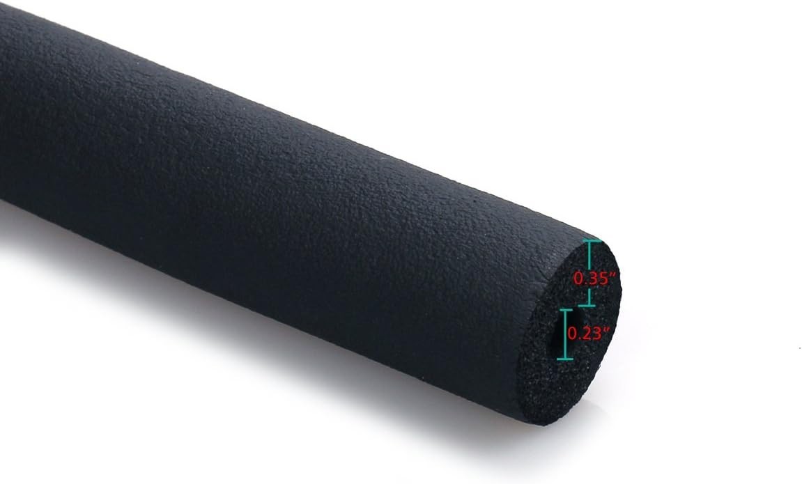 Eco-Friendly Pipe Insulation – 6ft Rubber Tube, Prevents Moisture & Heat Loss
