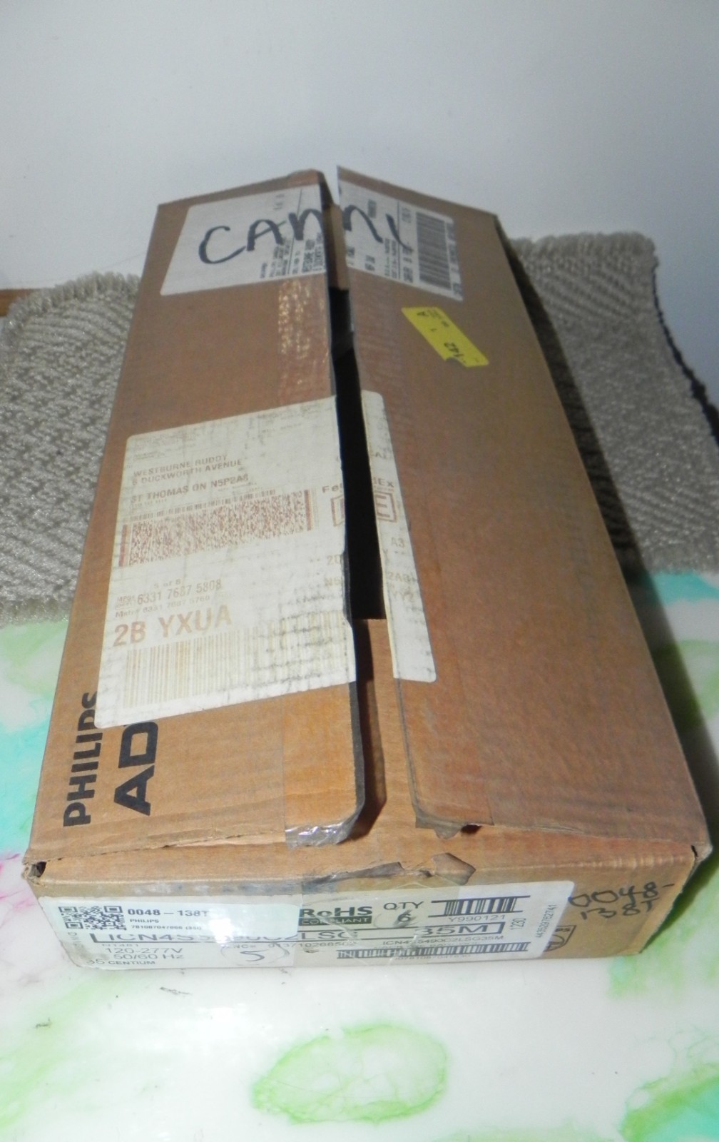 6) Phillips Advance ICN-4S54-90C-2LS-G Intellivolt Ballast, 120-277V 50/60Hz