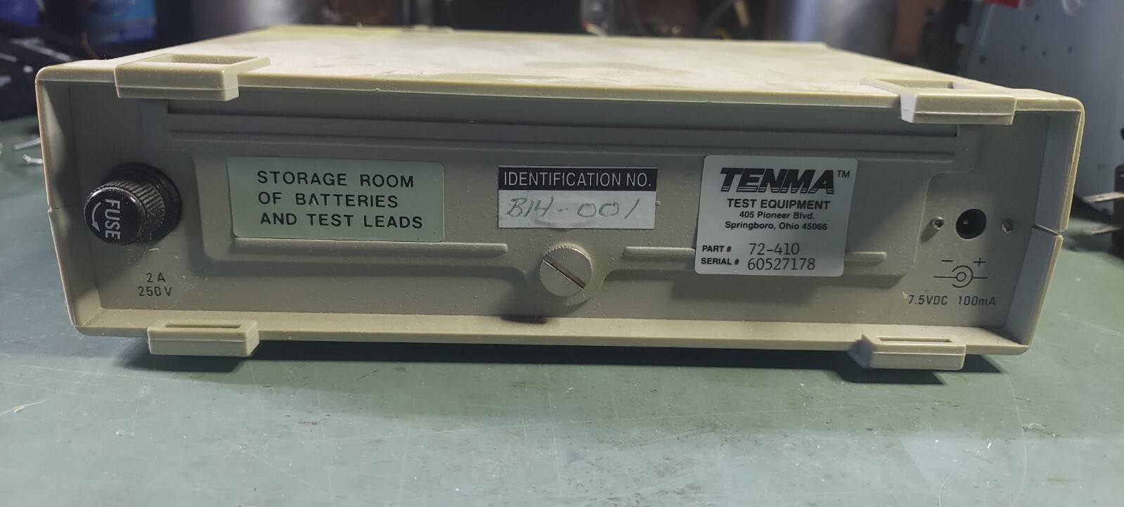 TENMA 72-410 AC DC VOLT DIGITAL TRUE RMS MULTIMETER & POWER SUPPLY
