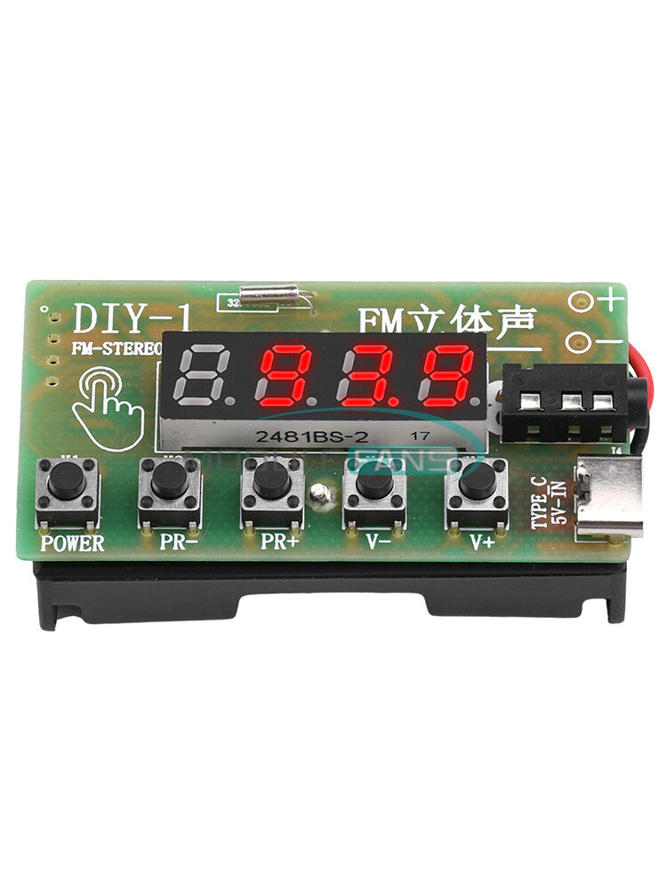 Electronic DIY AM/FM Radio Receiver Module Kits Wireless Stereo 87MHz-108MHz