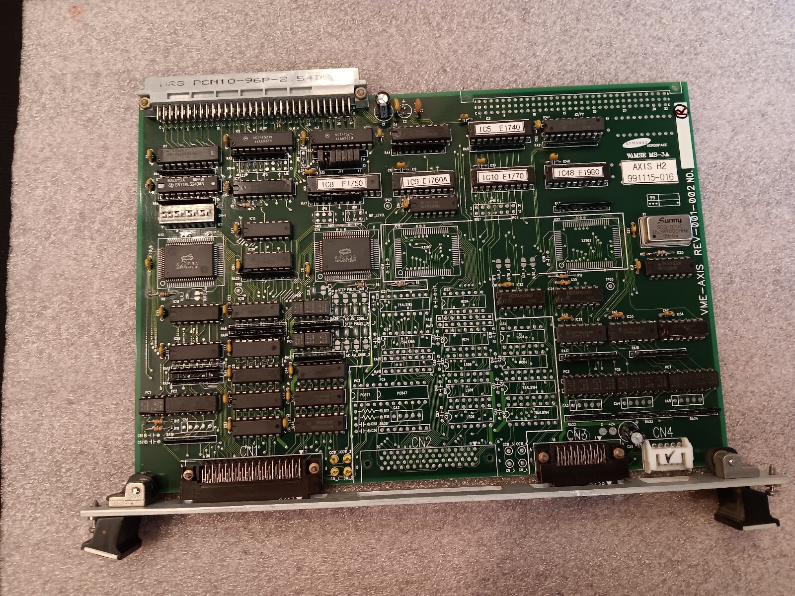 Samsung CP20 AXIS H2 Control Board VME-Axis Rev-001-002 991115-016