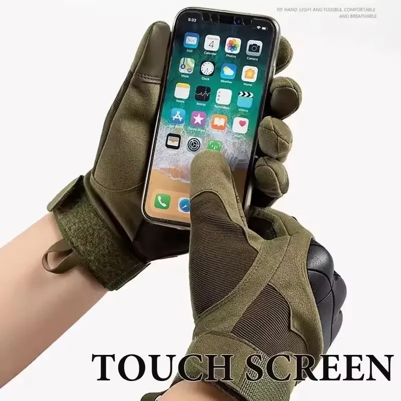 Touch Screen Motorcycle Gloves Spring Summer Breathable Full Finger Motorbike