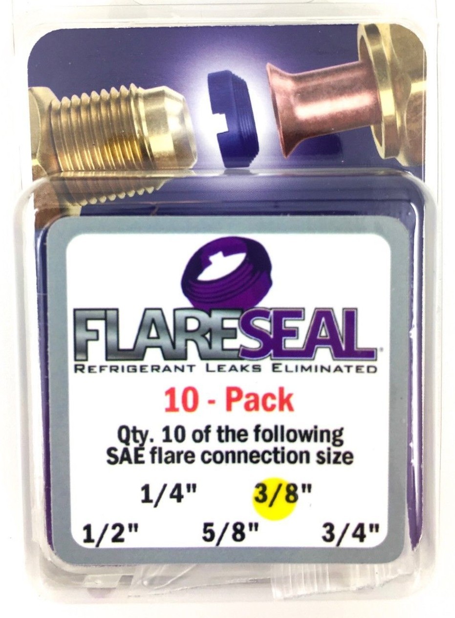Ductless Mini Split AC FlareSeal 3/8″ stop Leak 10 Pack Flare Seal FS06-10PK