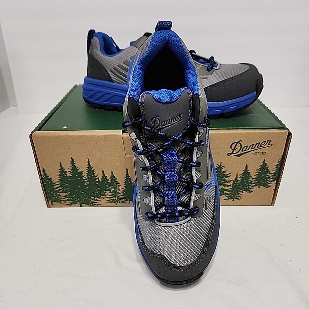 DANNER Women’s 8 Run Time 12381 Blue/Gray ESD/Slip Resist Comp Toe Work Shoe