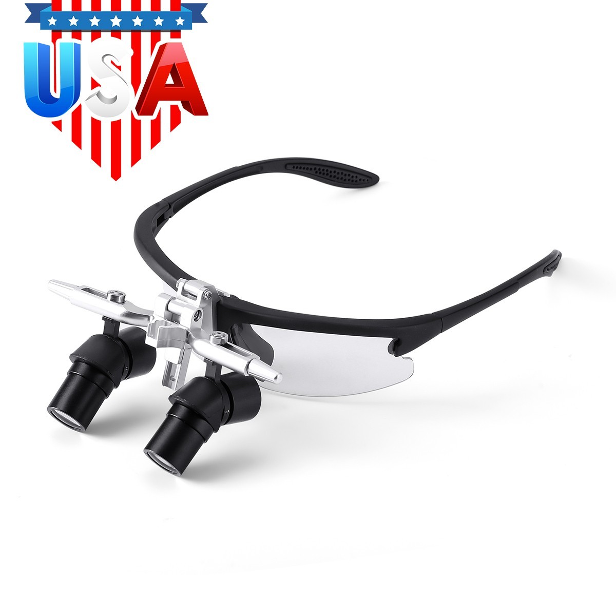 4.0X Dental Surgical Ergonomic Ergo Binocular Loupes Ultralight Magnification