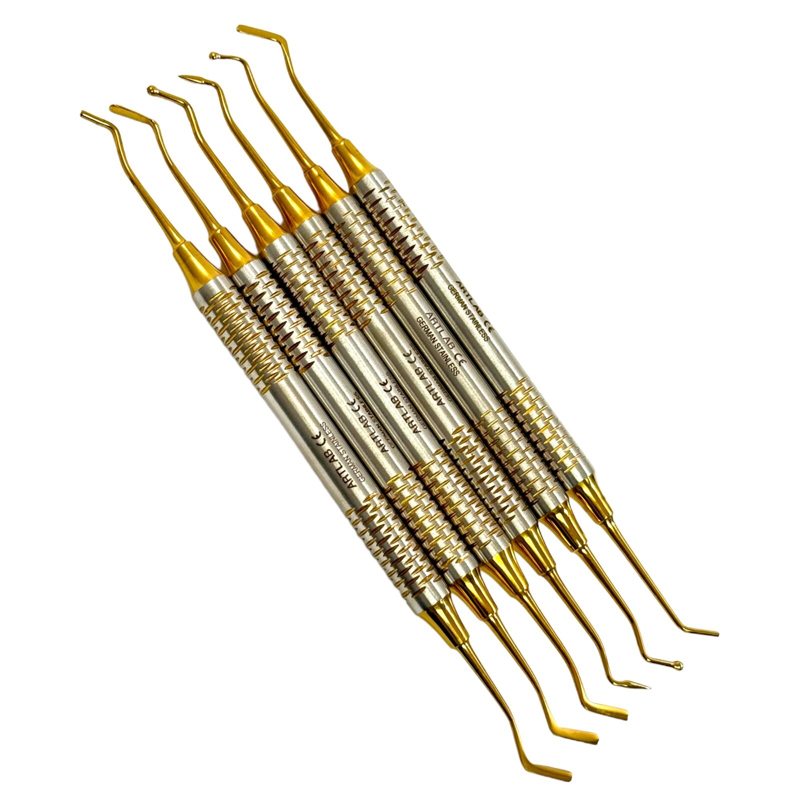 Dental Light Weight Titanium Coated Restorative Composite Filling Instruments CE