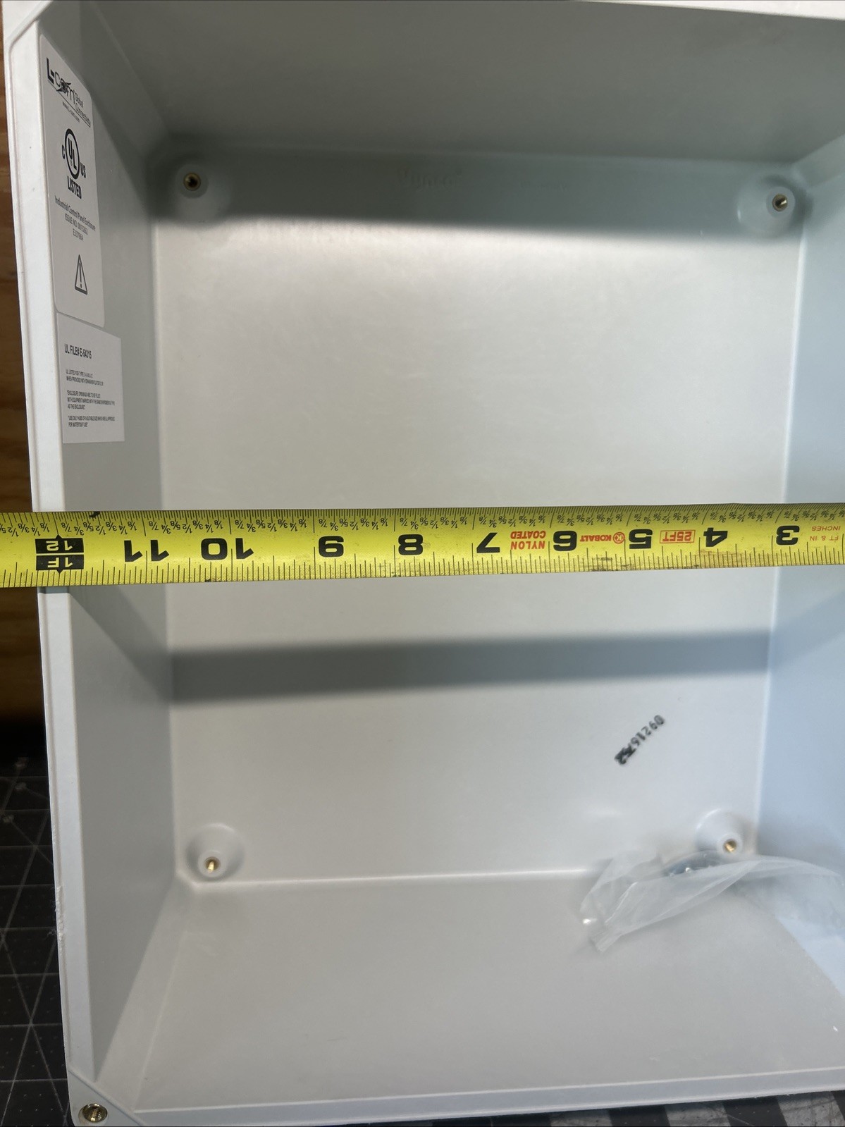 L-Com NB141207 Weatherproof Enclosure 14x12x7 NEMA 4X IP66 FRP Gray