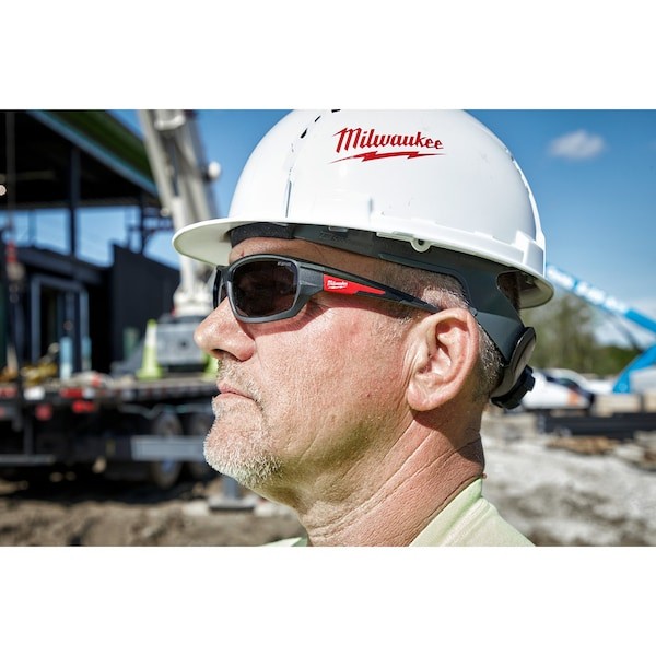 Milwaukee Tool 48-73-2128 Safety Glasses Anti-Scratch, Silver Lens, Full-Frame,