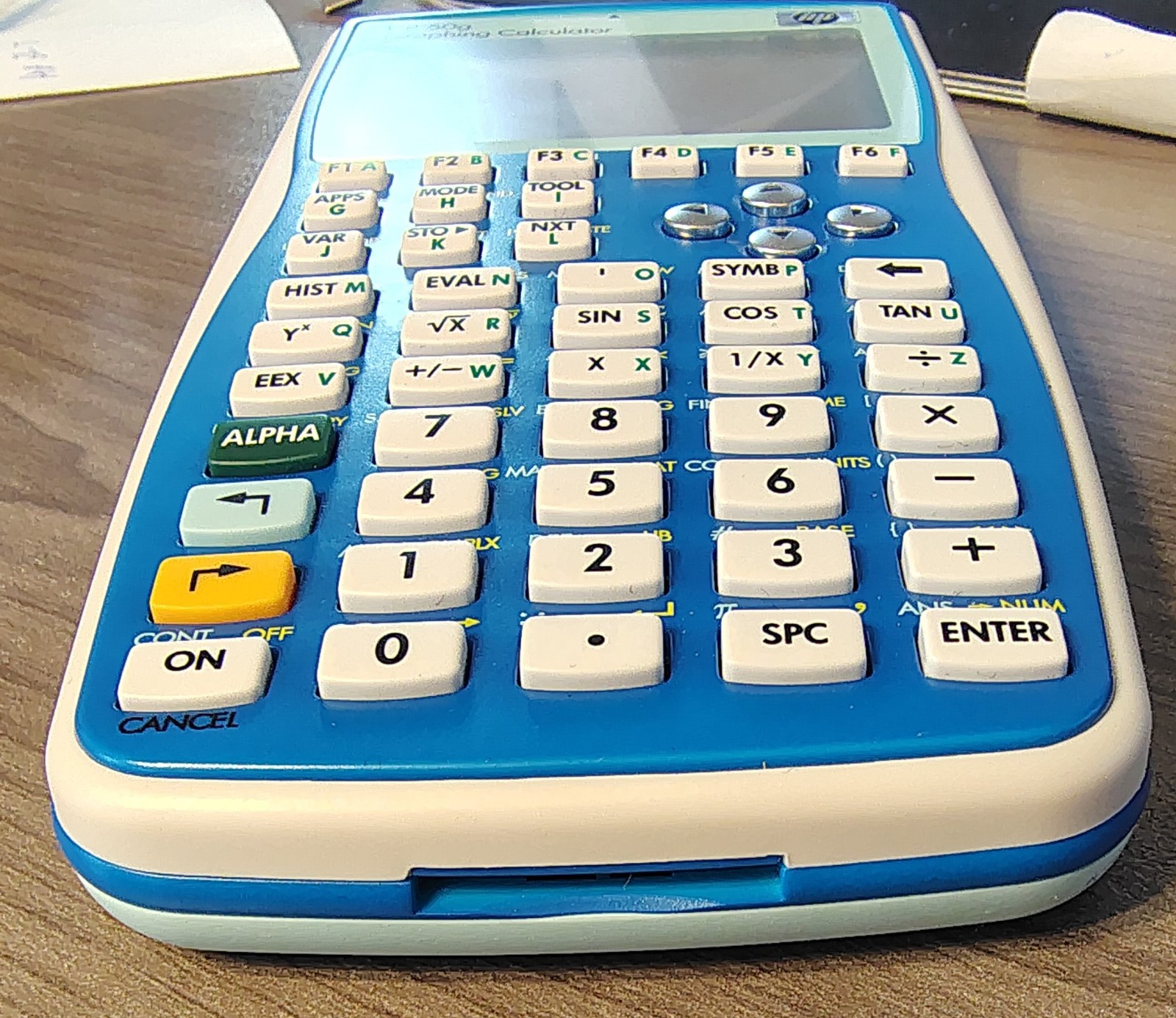 RARE Blue version HP 50g Graphing Calculator combo NEAR MINT NW240AA