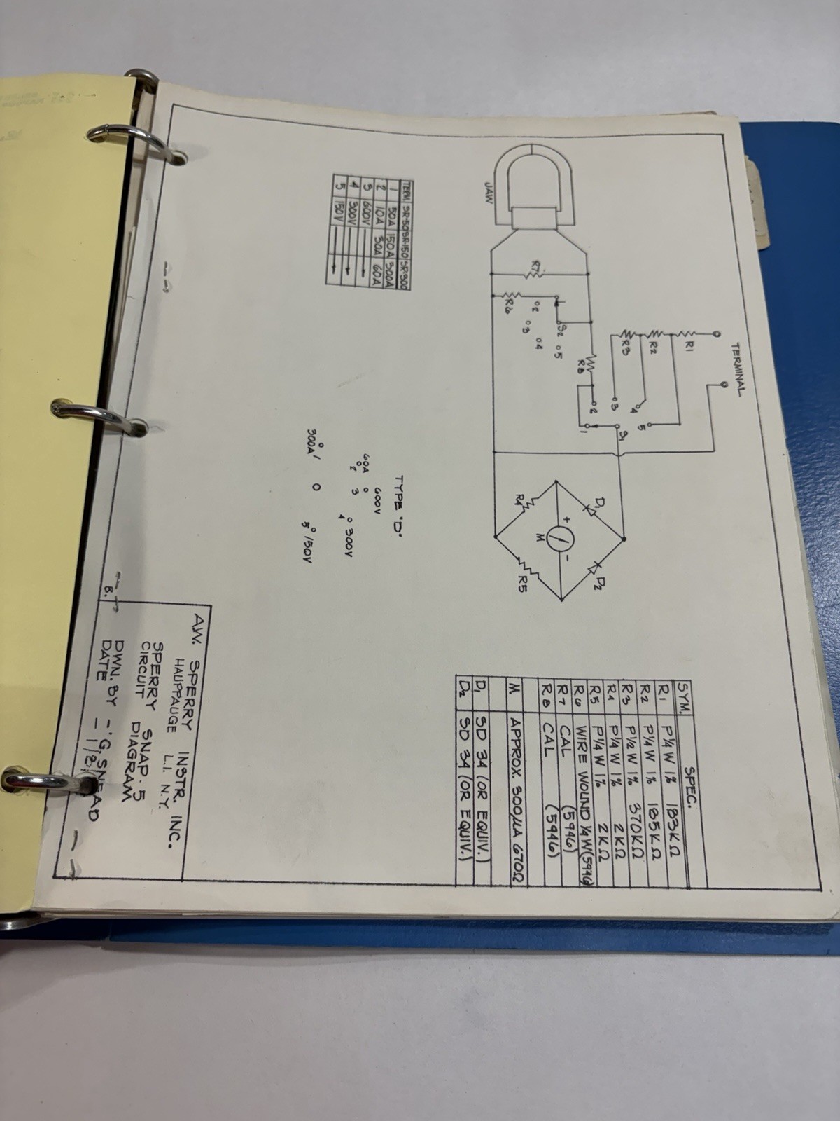 A.W. SPERRY Analog and Digital SNAP-AROUNDS MULTI-TESTERS Guide Book Manual