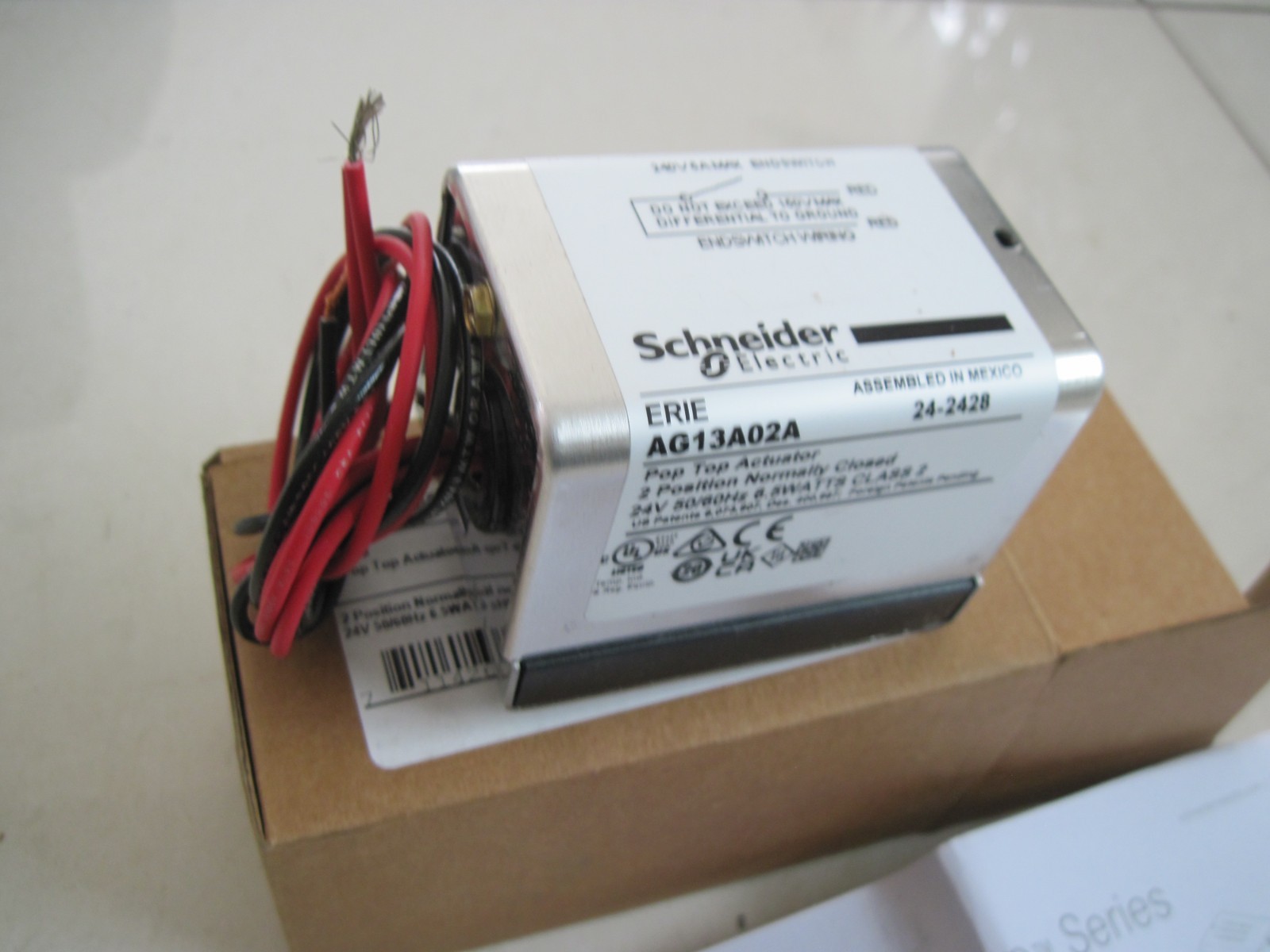 Schneider Electric AG13A02A Actuator 24V 6.5W 2-Position