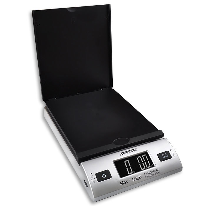 Accuteck S 50lbx0.2oz All-In-One Digital Shipping Postal Scale W/AC Postage