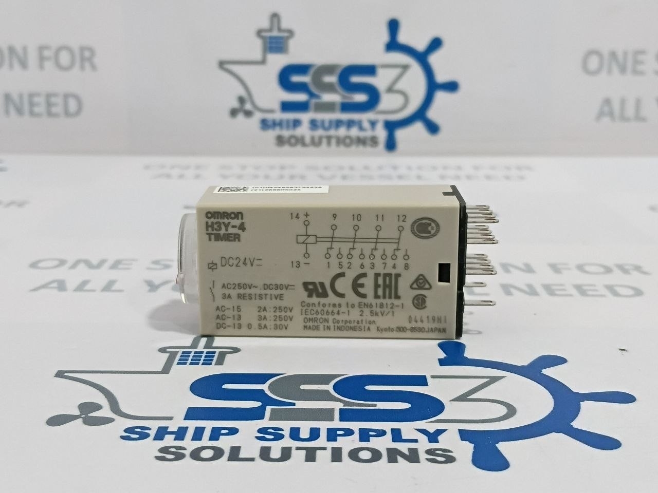 Omron H3Y-4 Timer Range 0-30sec 24VDC (Unused New)