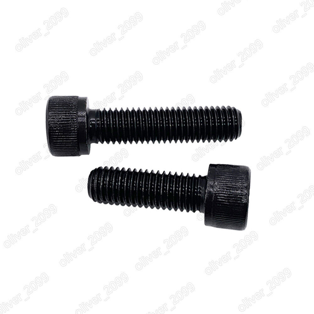 Black 12.9 Steel DIN912 Hex Socket Bolts Cap Head Screws M1.6 M2 M2.5 M3 M4 M5
