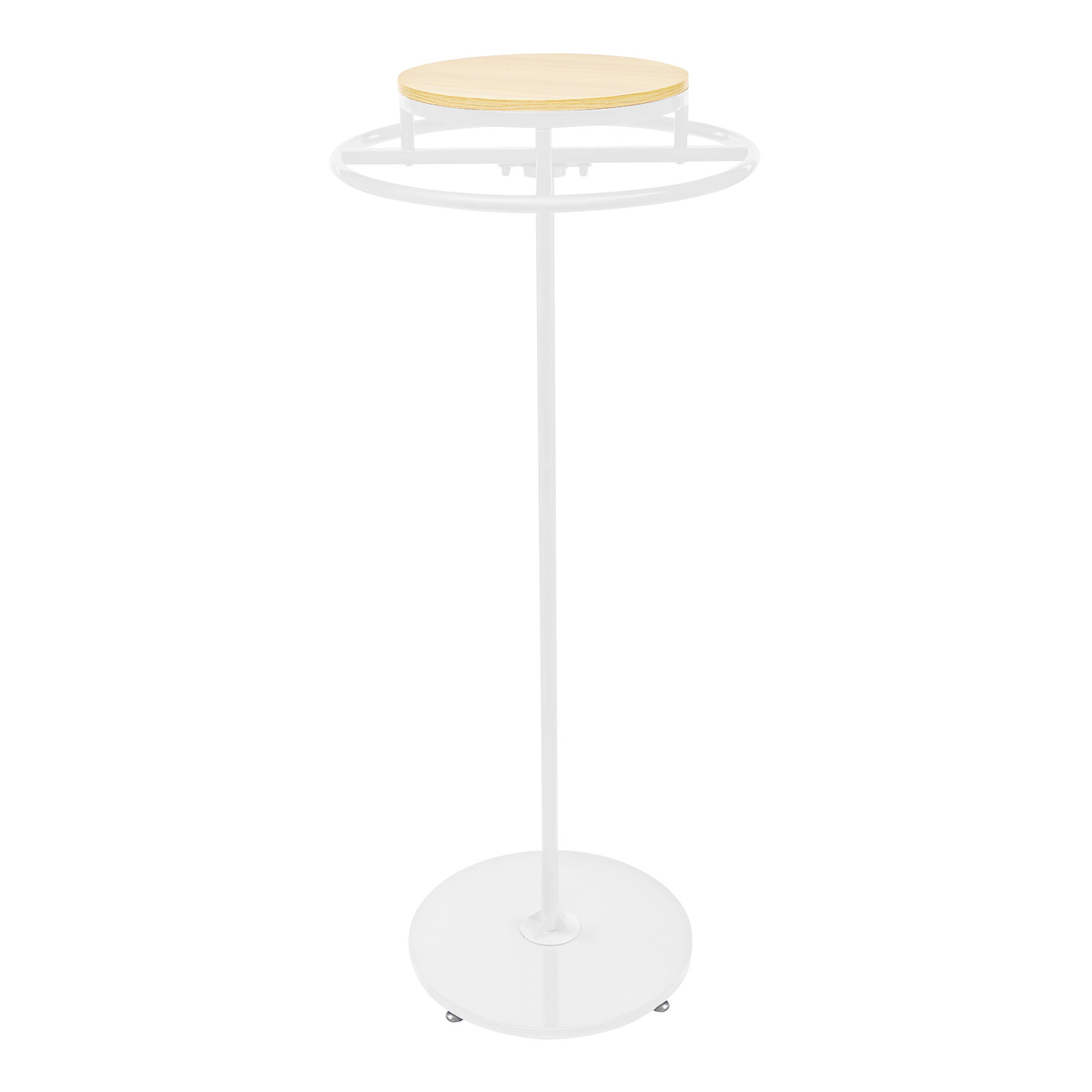 360° Rotatable Clothing Display Rack 55.1in Round Clothing Rack Free Standing US