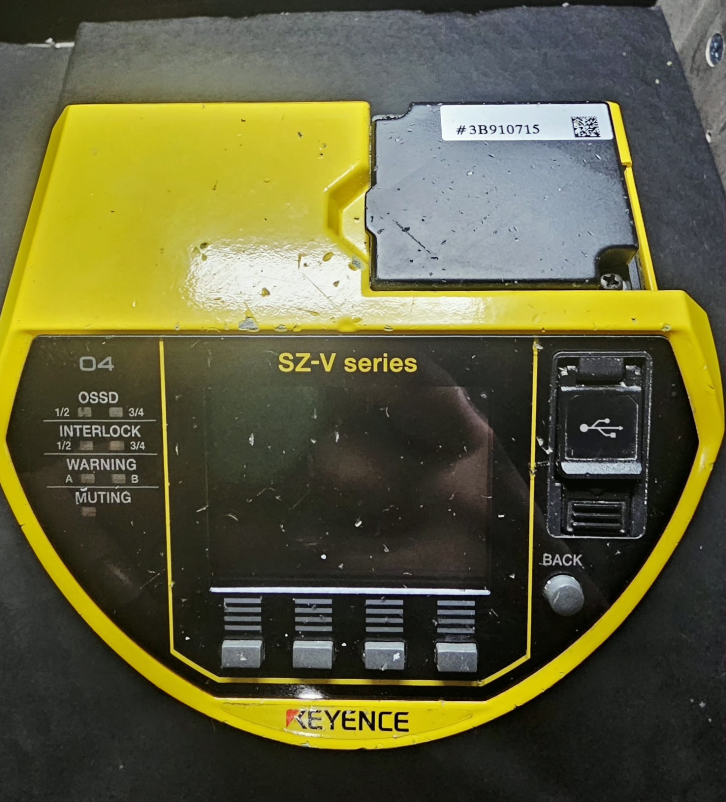 Keyence SZ-V04X Multi-function Laser Safety Scanner Used – New Cord Included
