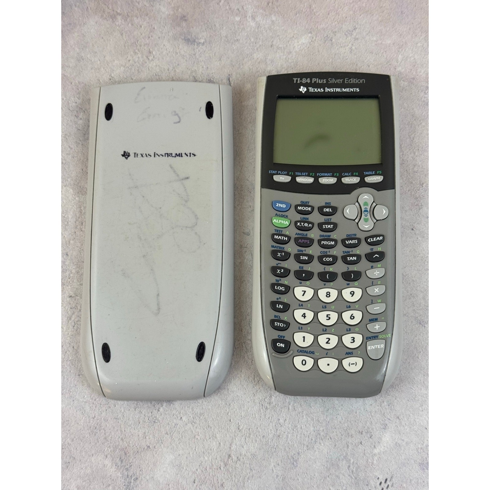 Texas Instruments TI-84 Plus Silver Edition Graphing Calculator with Cover