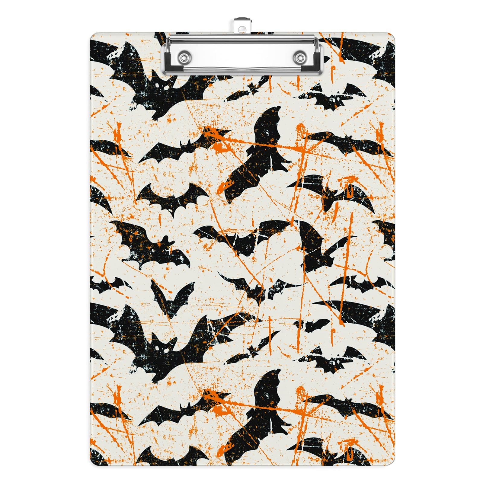 Halloween Bat Clipboard, Decorative Clip Board with Metal Clip Cute Plastic C…
