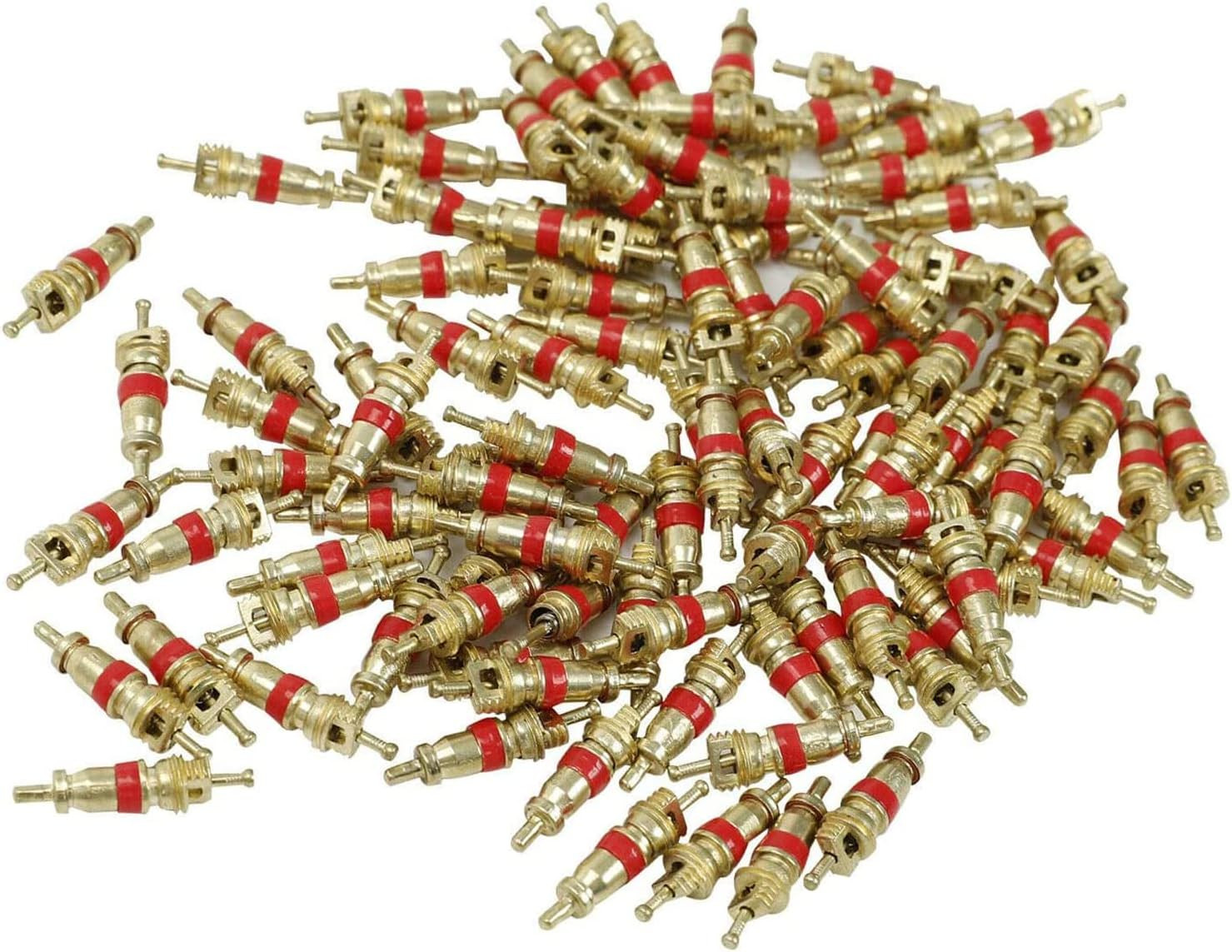 100Pcs Tire Tyre Valve Stem Core Tire Valve Core Remover Tire Repair Pre