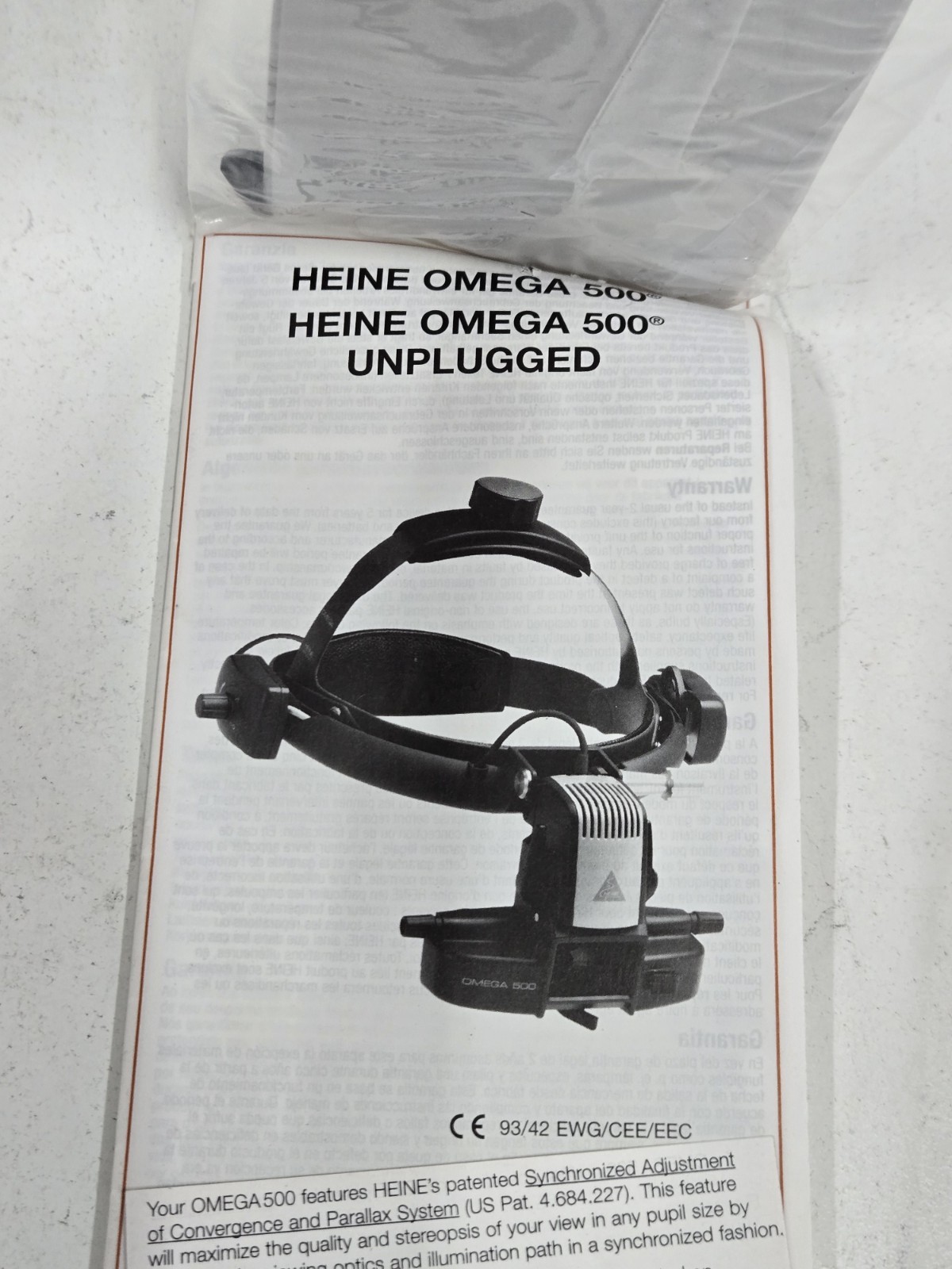 Heine Omega Sigma Ocular 0 Dioptr Lens for Omega 500