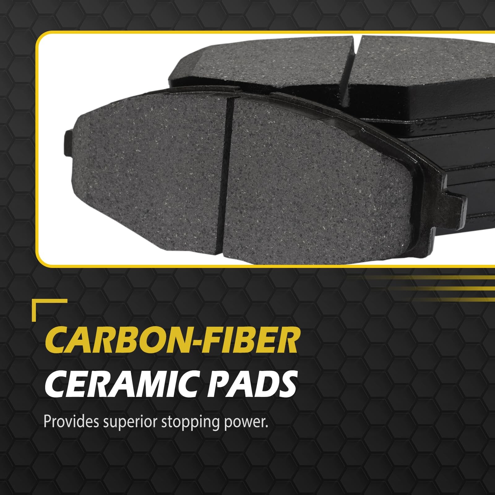 12.4 315mm Rear Vented Rotors Ceramic Pads Kit for Buick Allure LaCrosse Regal 5