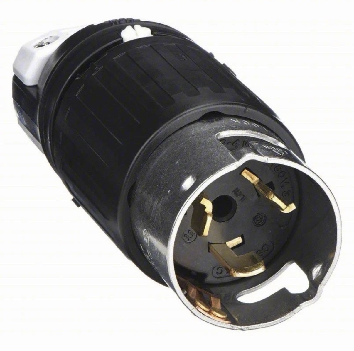 Hubbell CS8165C 50A 3-Phase 480VAC, 3P 4W, Grounding Non-NEMA Male Locking Plug