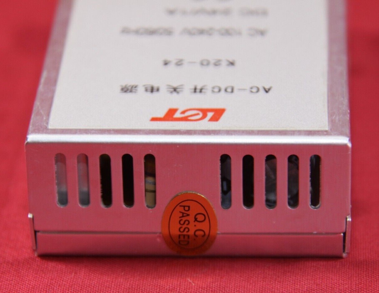 LET Switching Power Supply K20-24 AC 100-240V 50/60Hz DC 24V/1A
