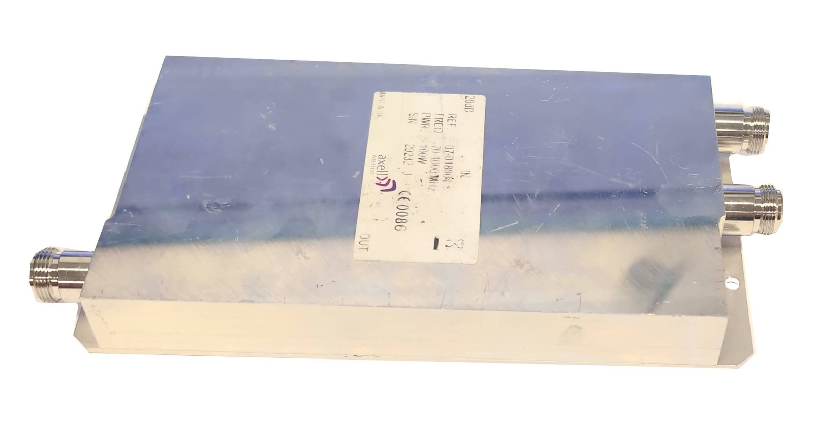 Axell Wireless 07-018004 RF Directional Coupler -20dB 70-1000MHz N Type 100W