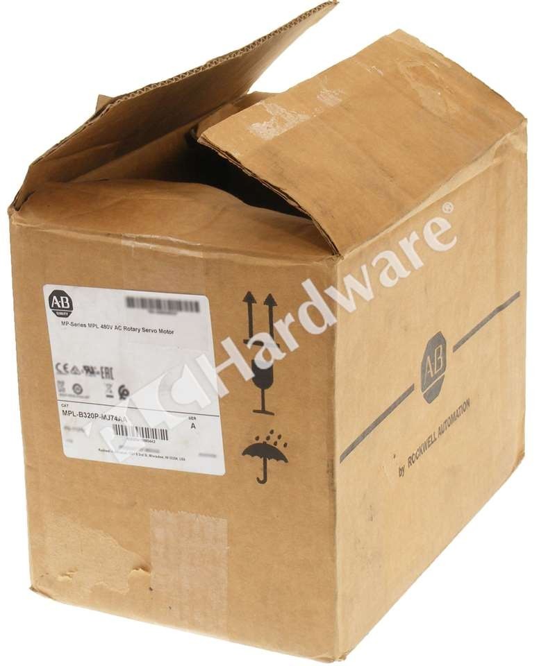 Open Pre-owned Allen Bradley MPL-B320P-MJ74AA /A 460V 5000RPM 3.05Nm Servo Motor