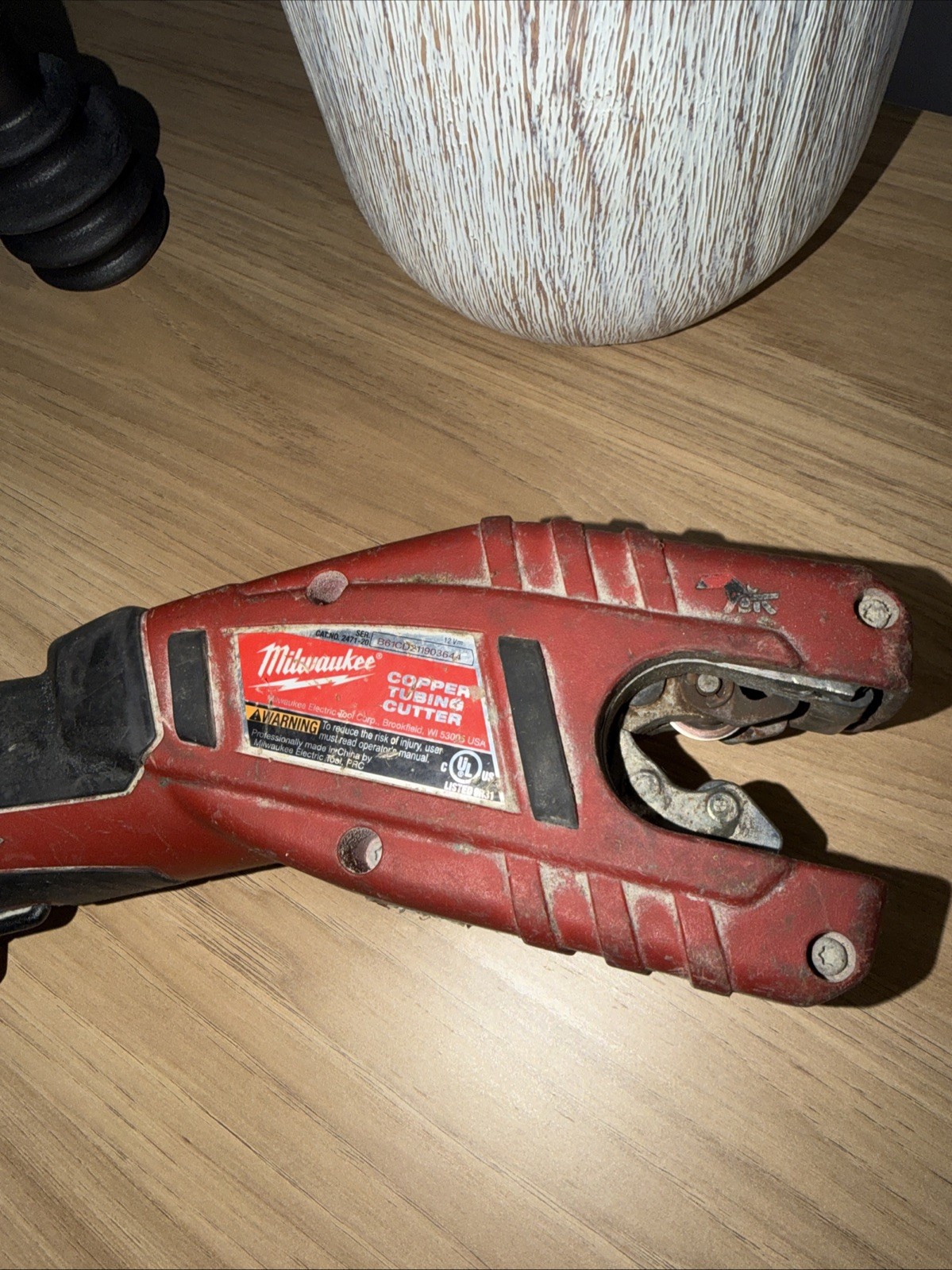 Milwaukee 2471-20 M12 Cordless Copper Tubing Cutter – DULL BLADE – TOOL ONLY