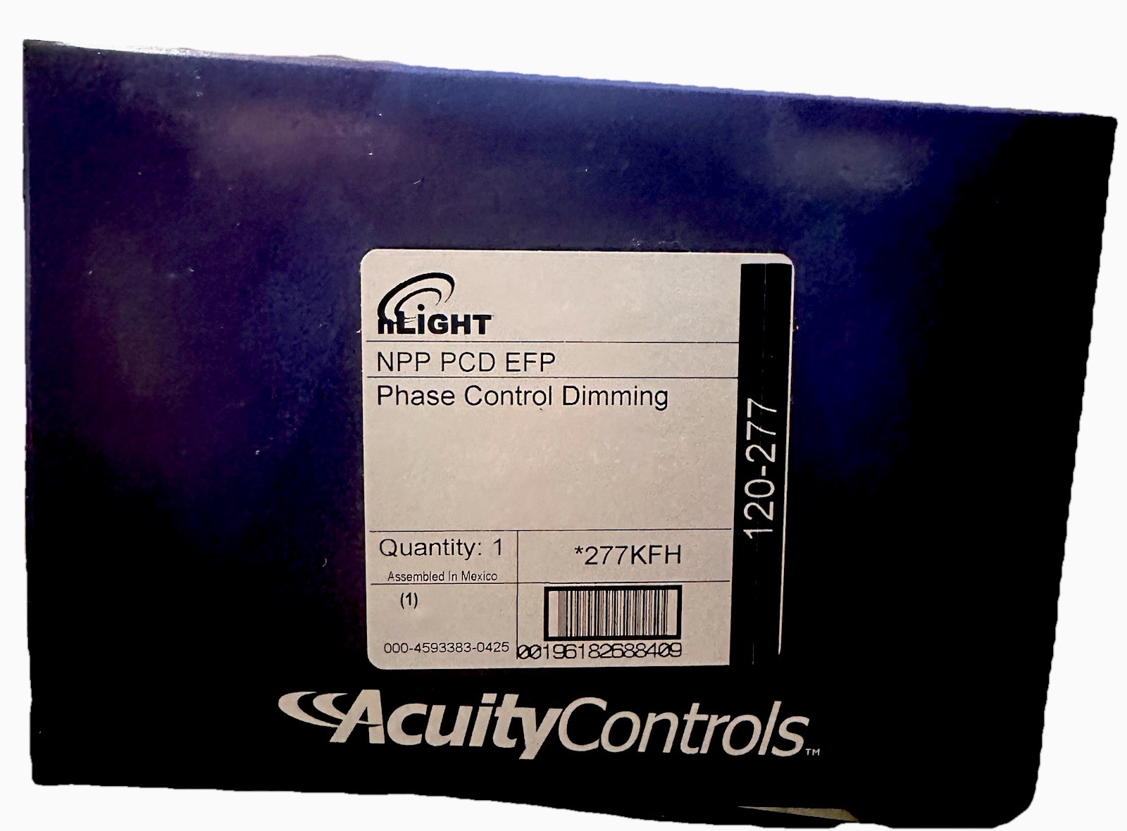 Acuity/ Lithonia nLight NPP PCD EFP Phase Control Dimming 277KFH 120v/277v