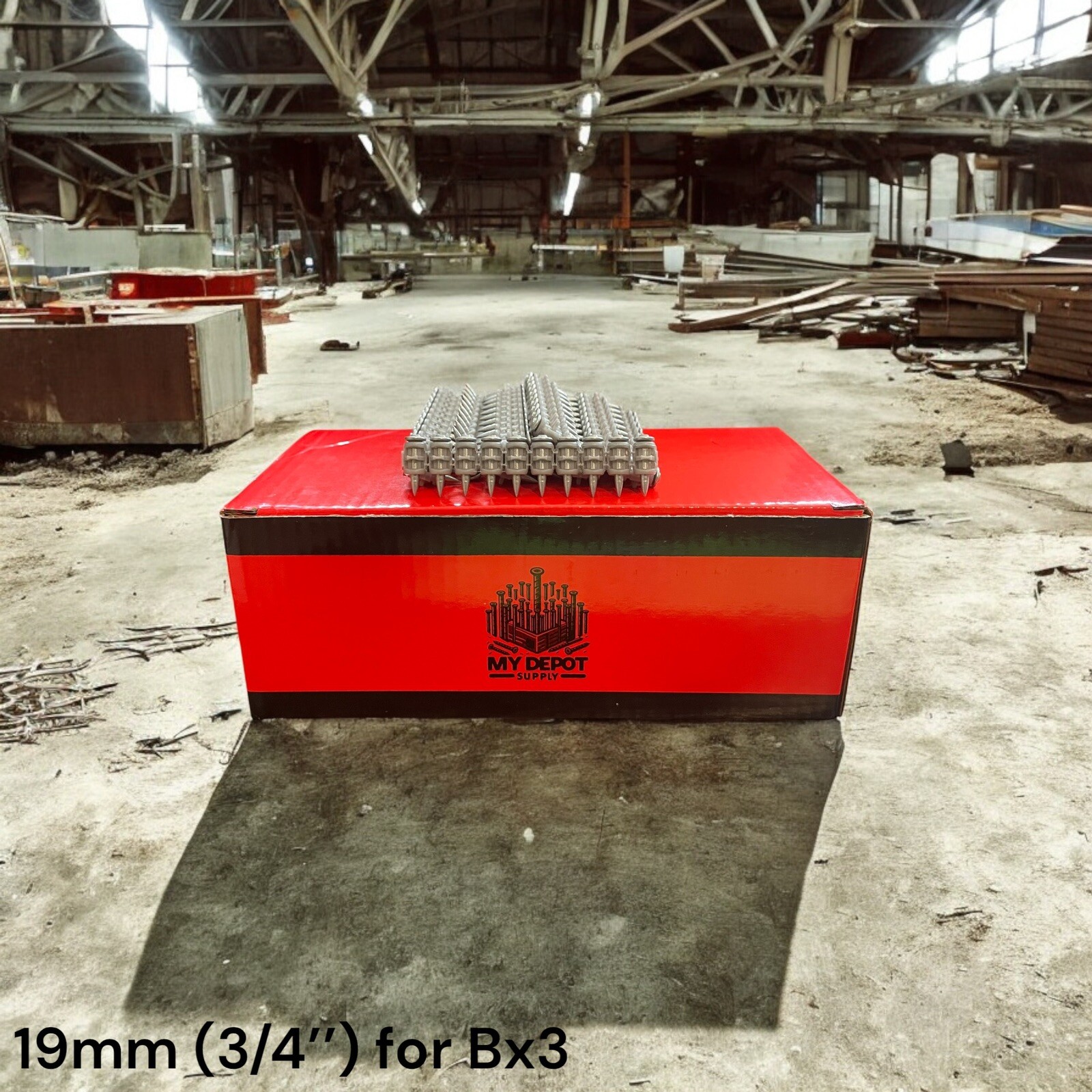 1000x Concrete Nails for Hilti Bx3 (19mm) -Pins For Hilti Bx3 Nails Fast Track