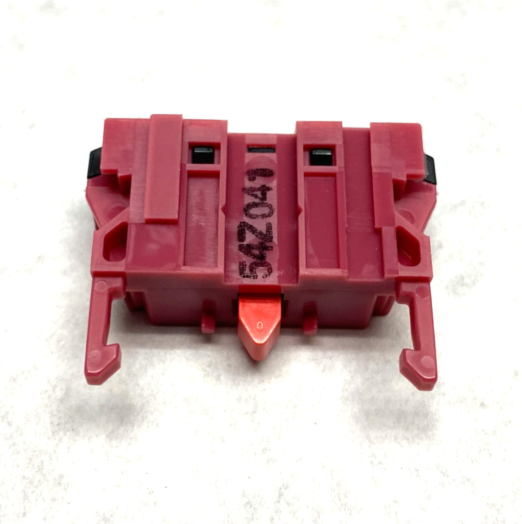 IDEC HW-G01 Heavy Duty Contact Block, 22mm, Red, Finger Safe