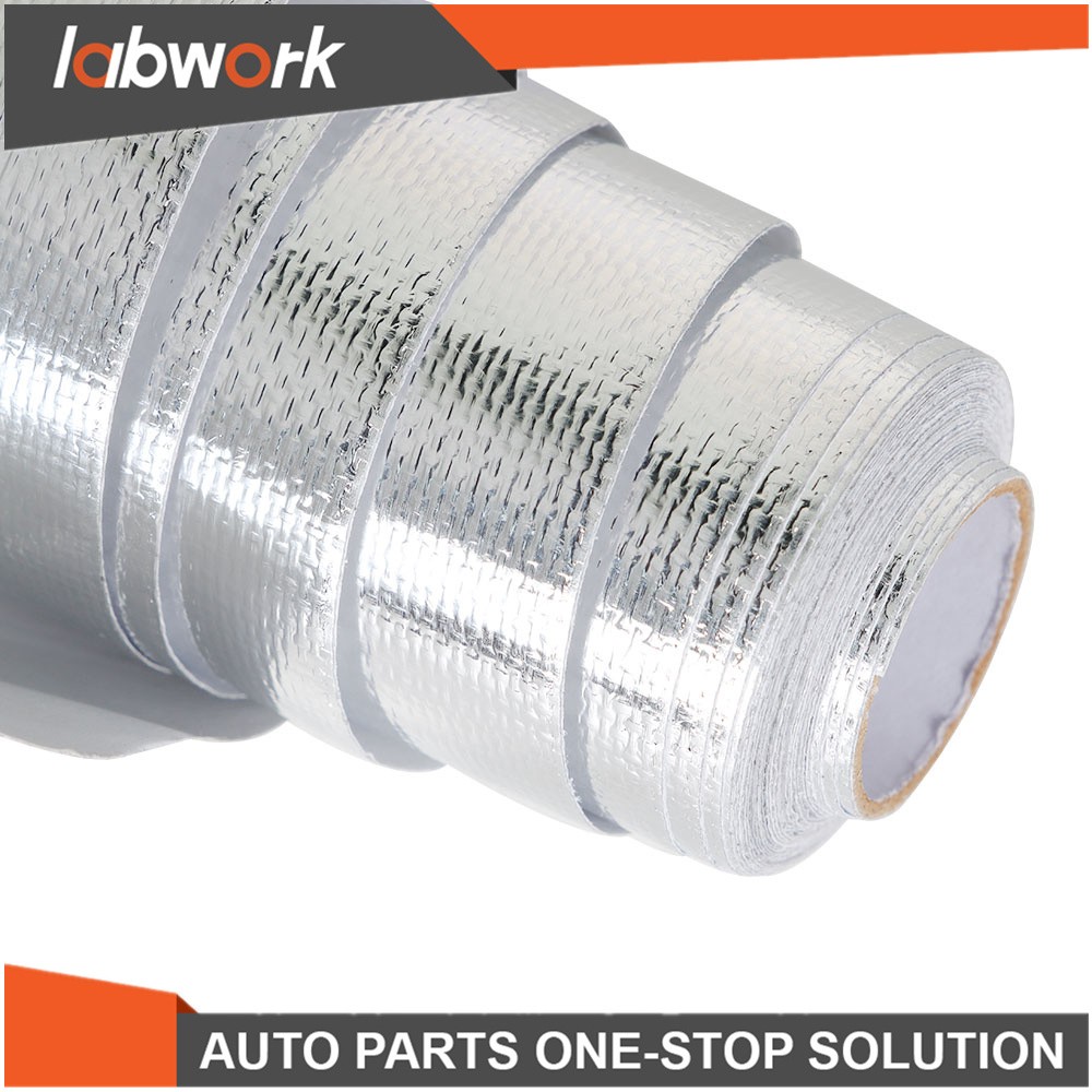 Labwork Cool-tape Self-adhesive Heat Reflective Tape Silver 1 Roll 2Inch X 25Ft