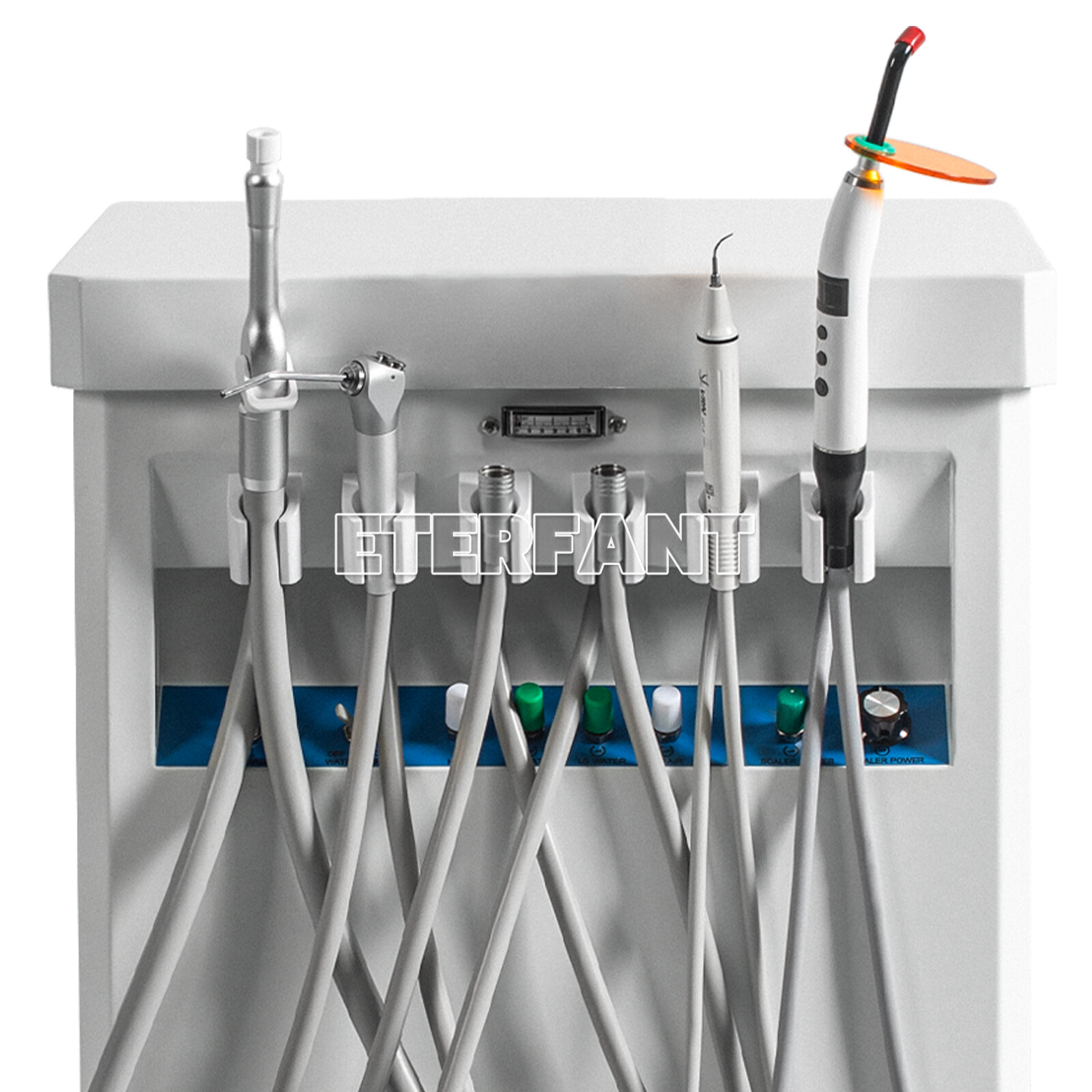 Dental Unit with Air Compressor Curing Light Scales/Unit Air Turbine 4Hole US