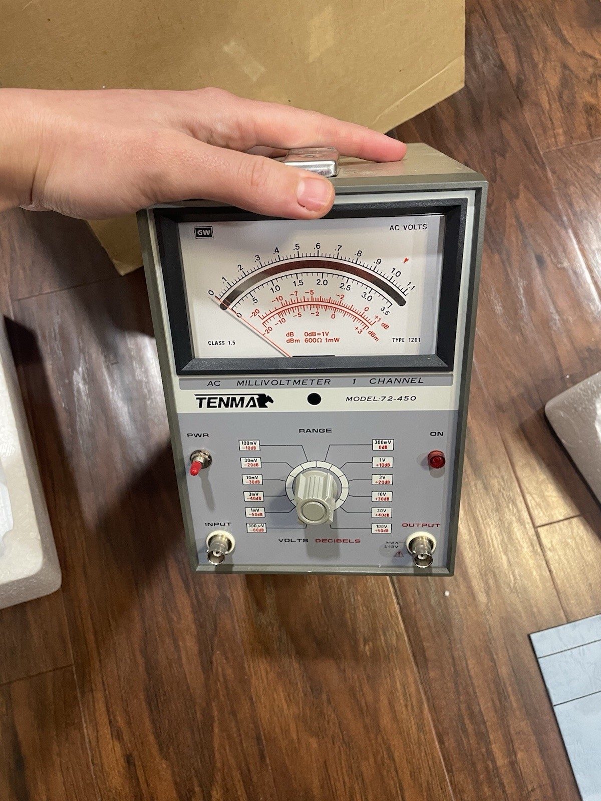 Tenma 72-450 AC Millivolt Meter Test Equipment Millivoltmeter