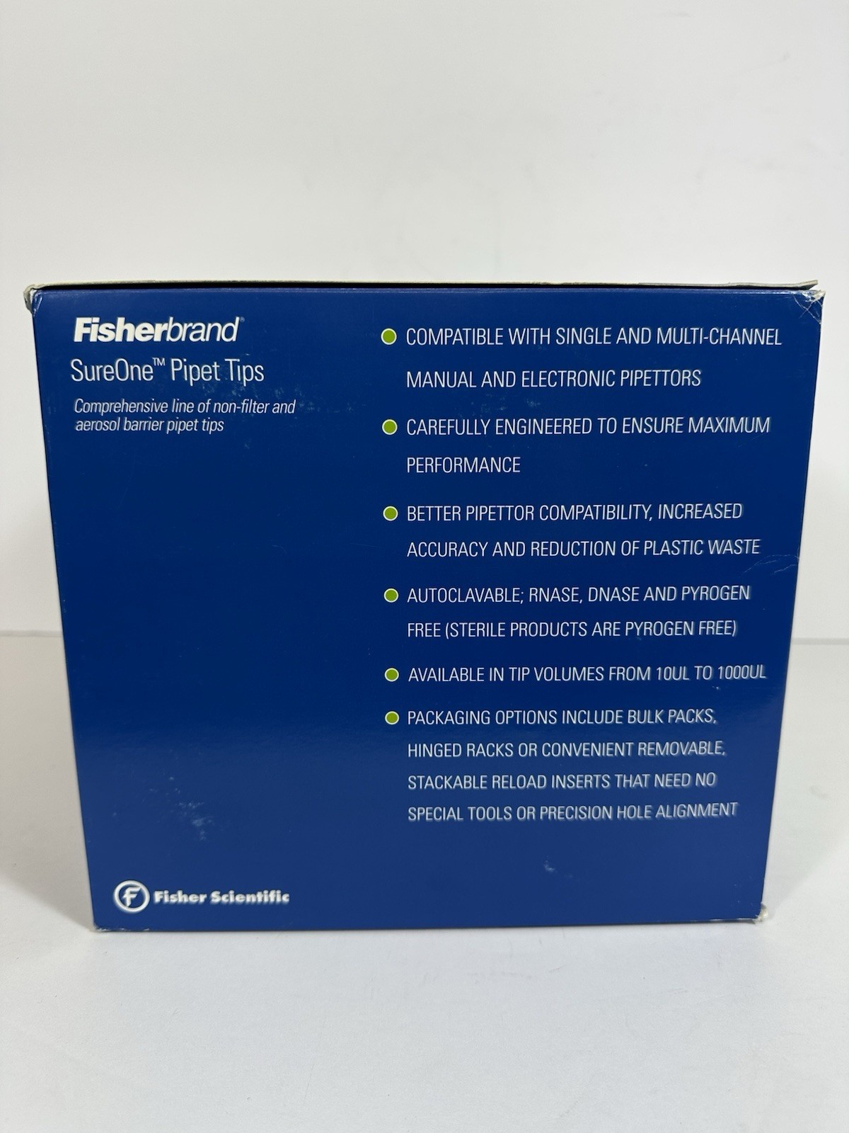 Fisherbrand SureOne Pipet Tips 02-707-407 1mL Max Sterile Qty 768
