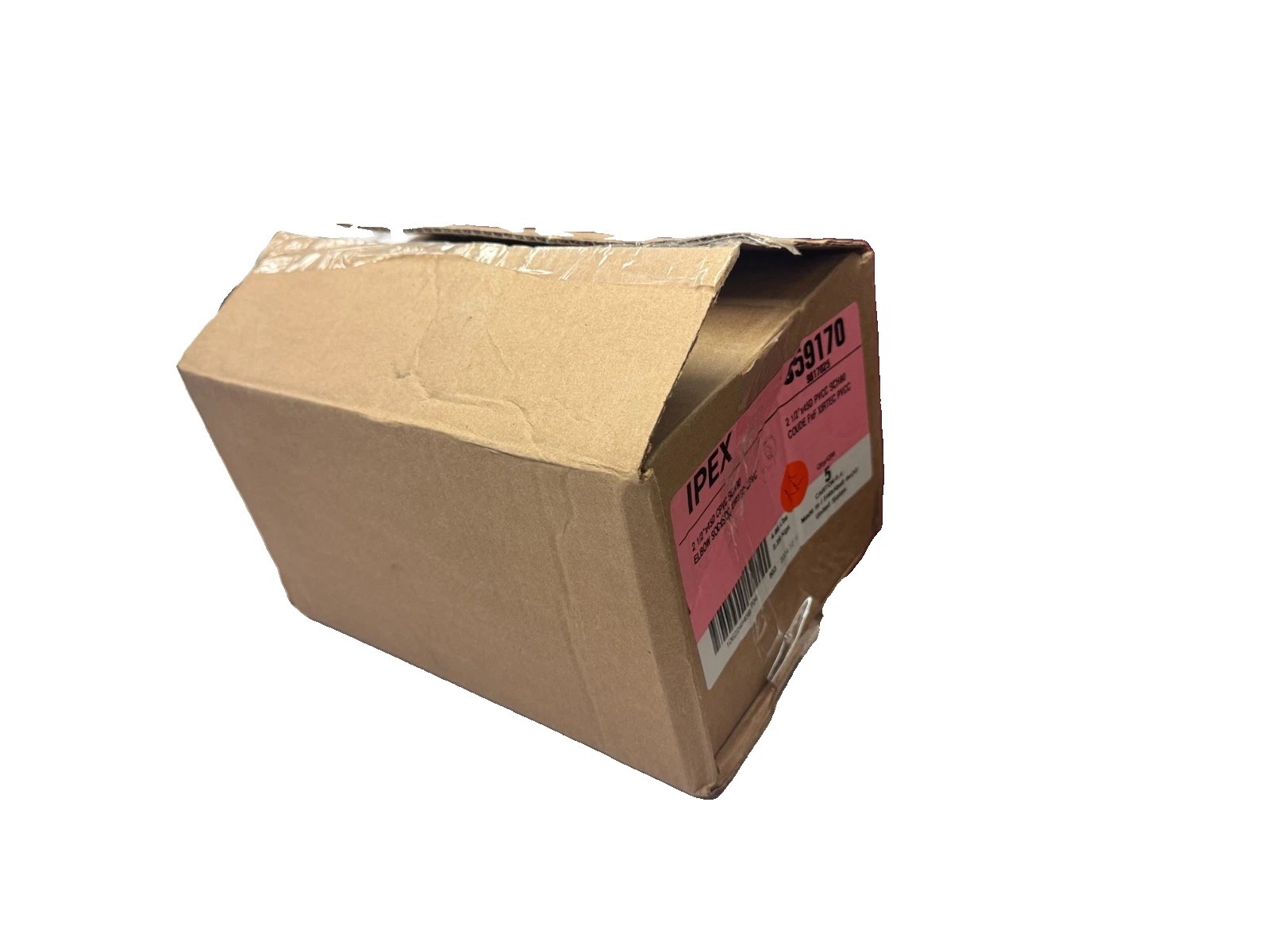 IPEX 2 1/2’x45D CPVC SCH80 Elbow SOCxSOC XIRTEC CPVC 059170 (Lot of 5)