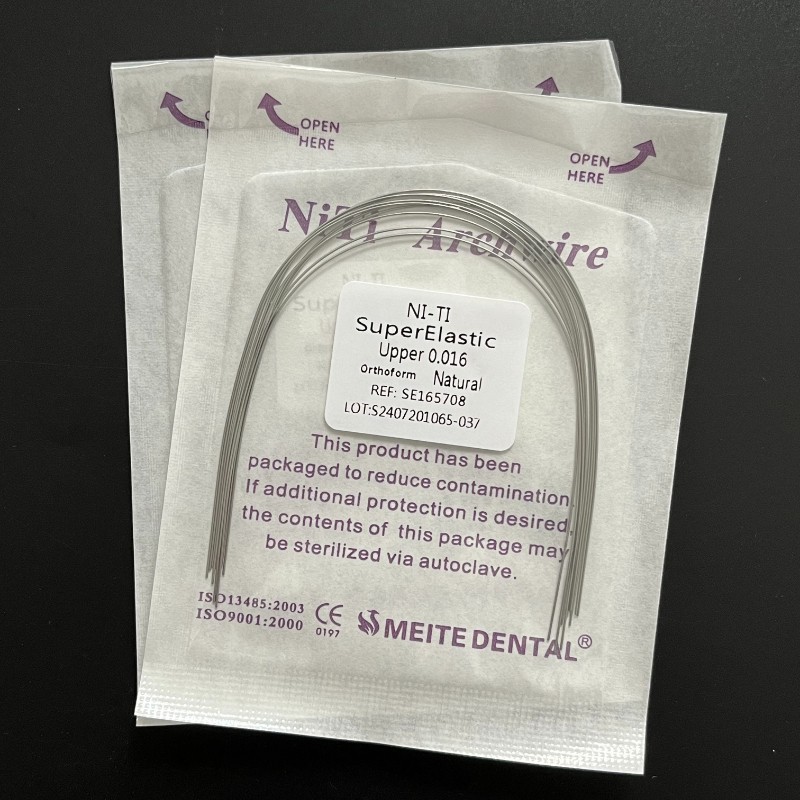 Dental Orthodontic Niti Super Elastic Ovoid/Natural Rectangular/Round Arch Wire