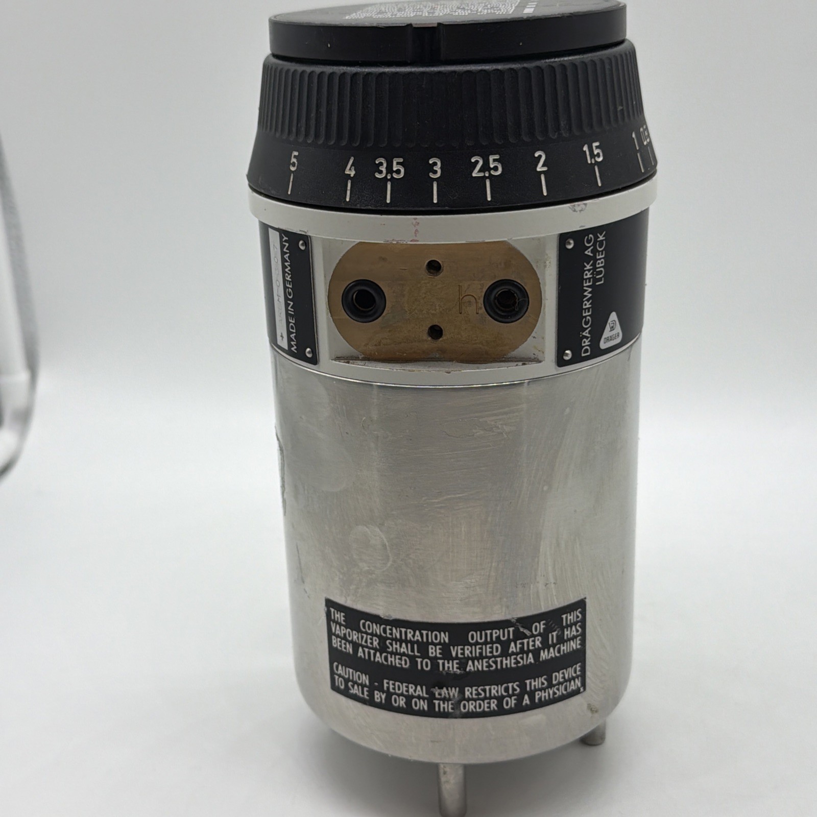 Drager Vapor 19.1 Halothane Safety Fill Anesthesia Vaporizer 0.2 – 5 Vol. %