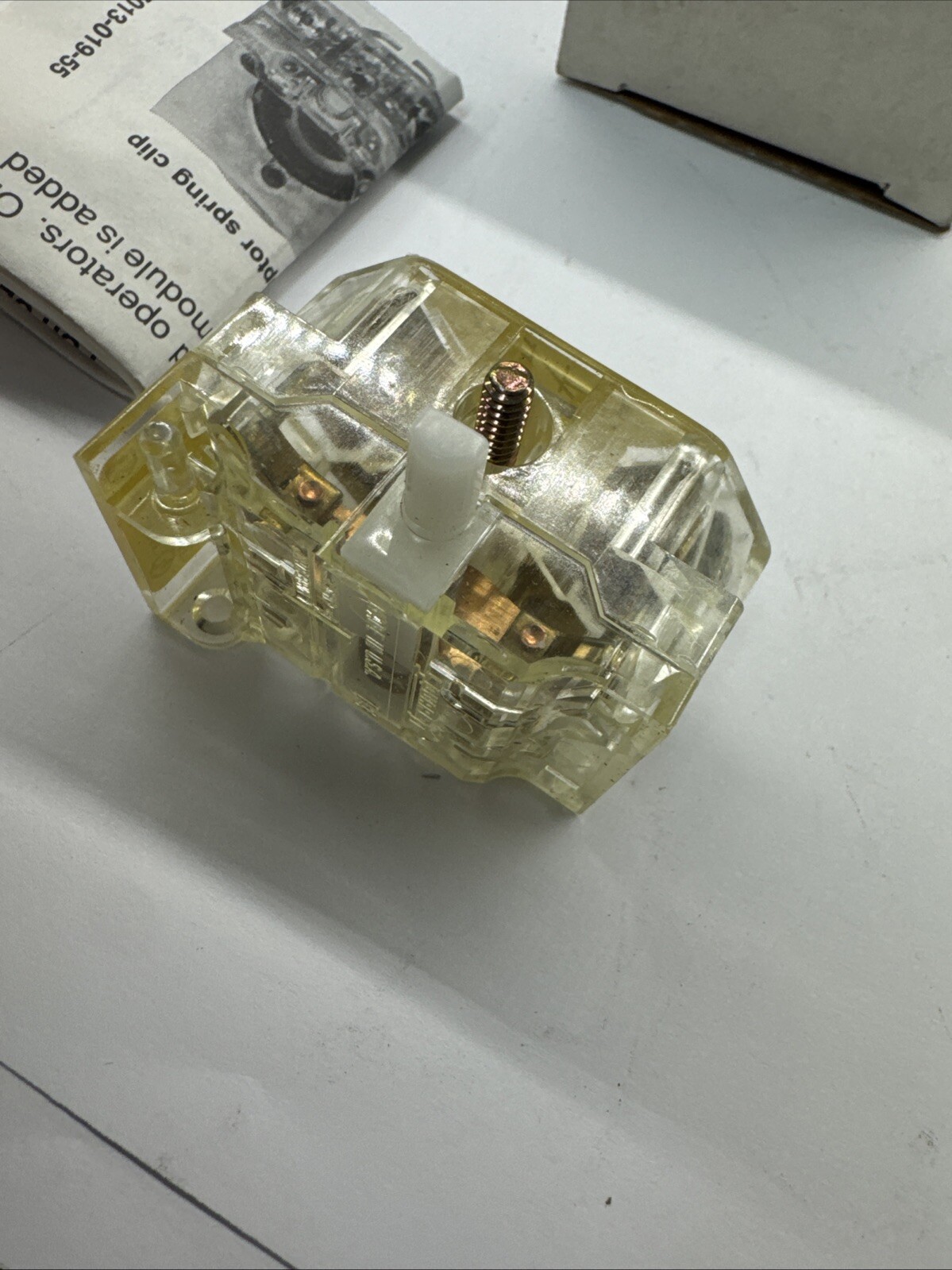 Schneider Square D 9001-KA1 Contact Block 10 Amp 1 NO & 1 NC 600 VAC KA