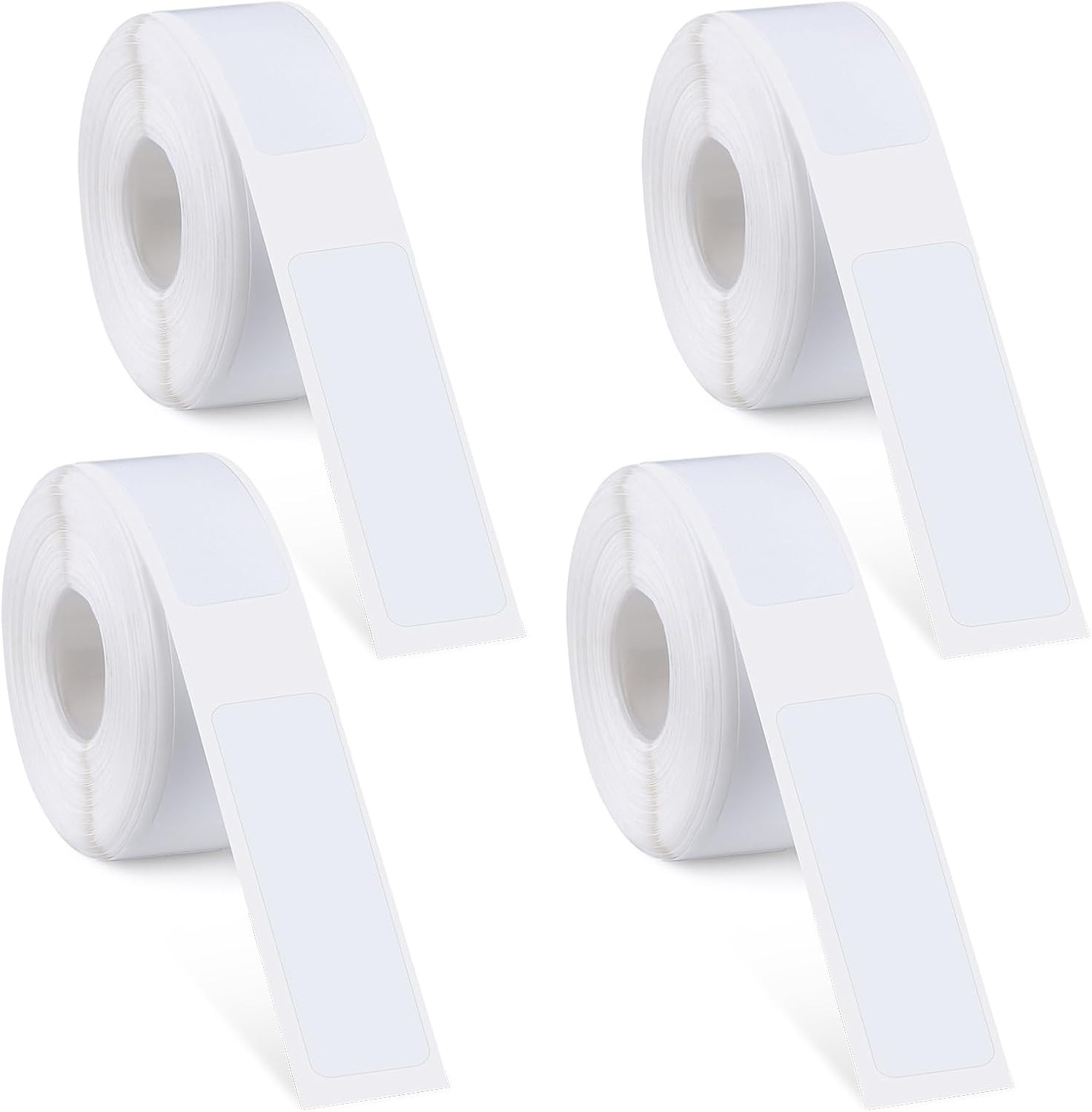 4 Rolls Label Maker Tapes for Phomemo D30, 12 X 40Mm Thermal Labels Printer Stic