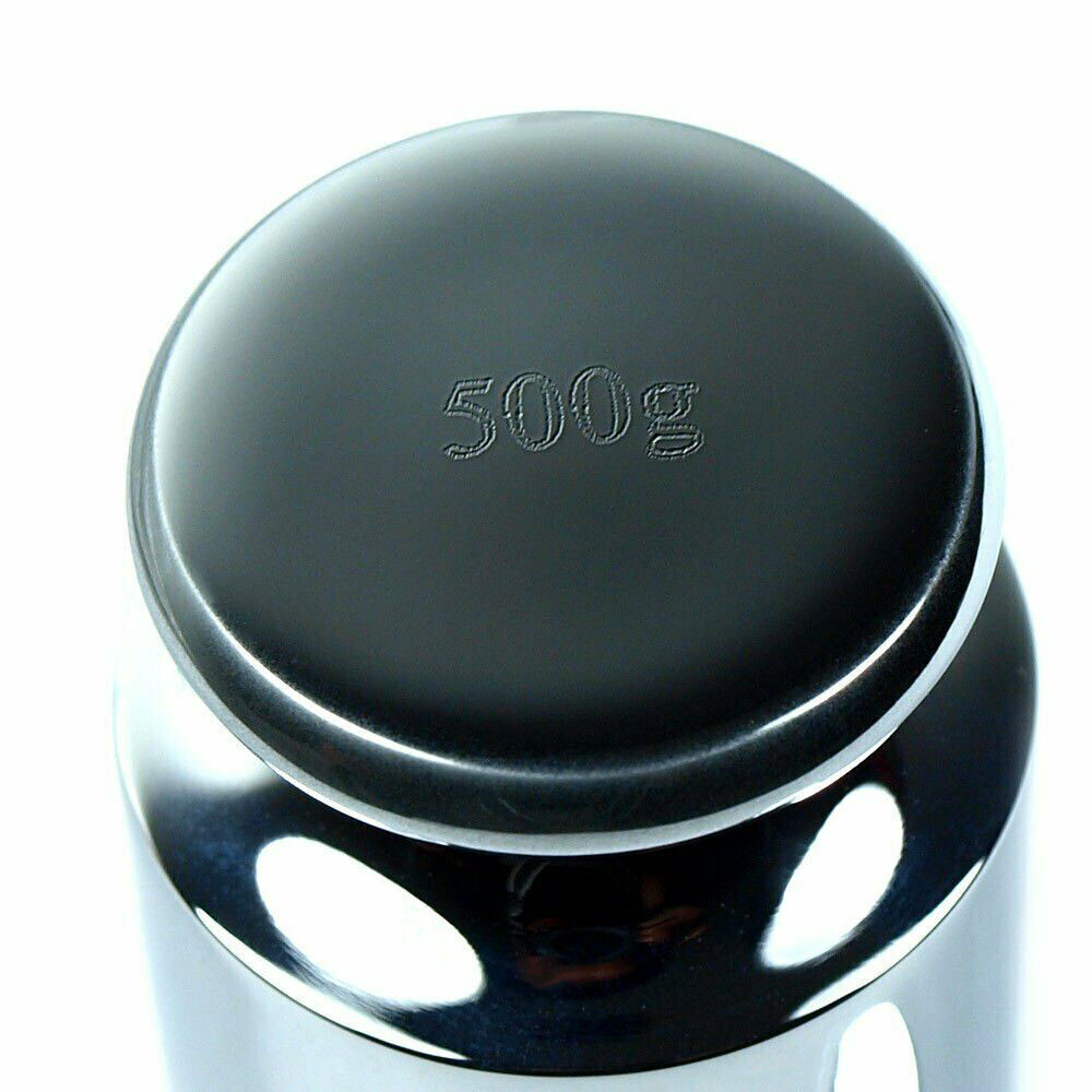 500g Calibration Weight with Free 5 Gram Test Weight Chrome