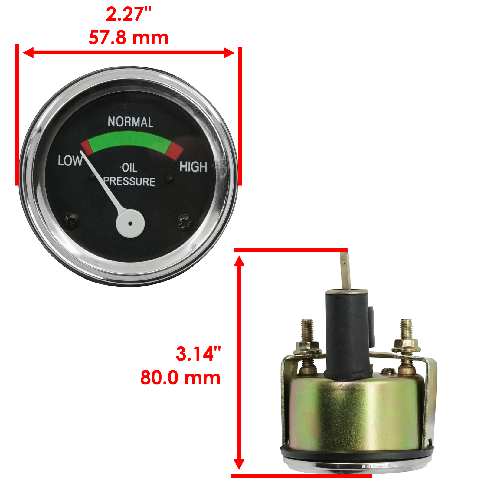 Tachometer Amp Oil Gauge For Massey Ferguson 88 Super 90135 150 165 175 180 MF20