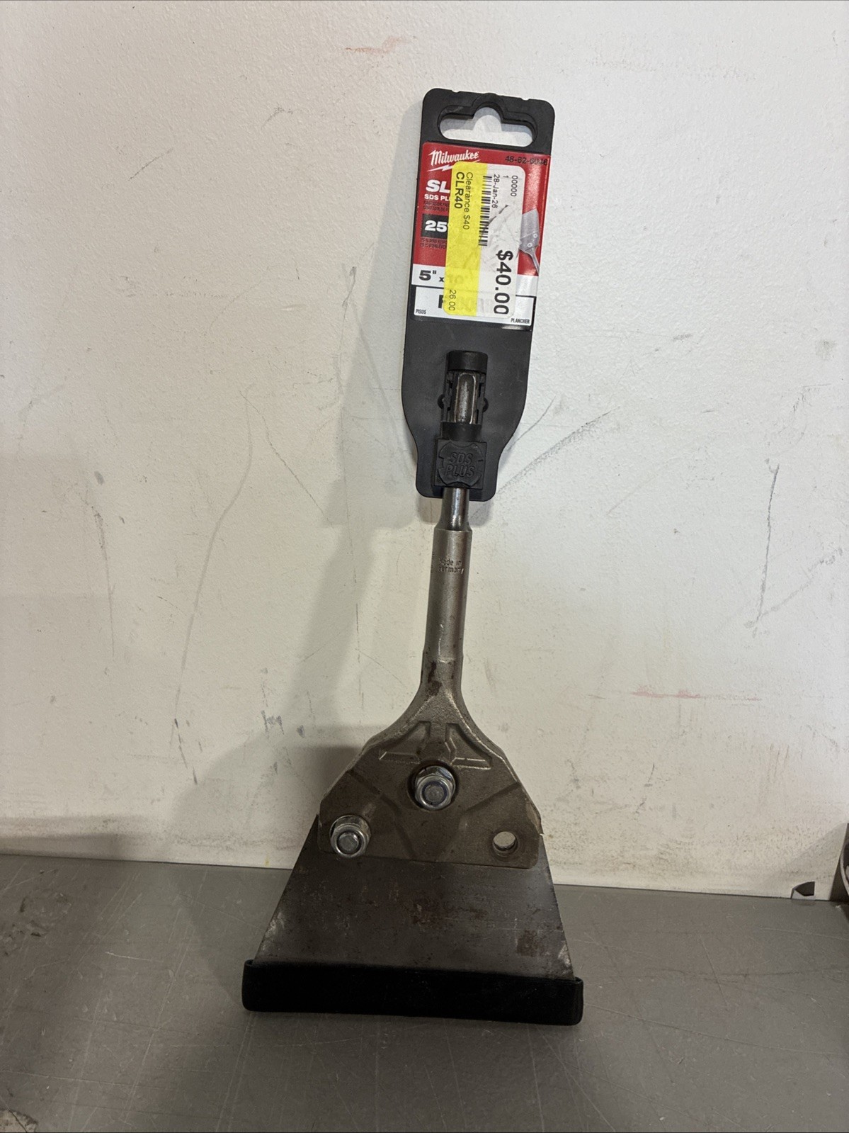 Milwaukee 48-62-6046 SDS PLUS 5” X 10” Sledge Floor Scraper