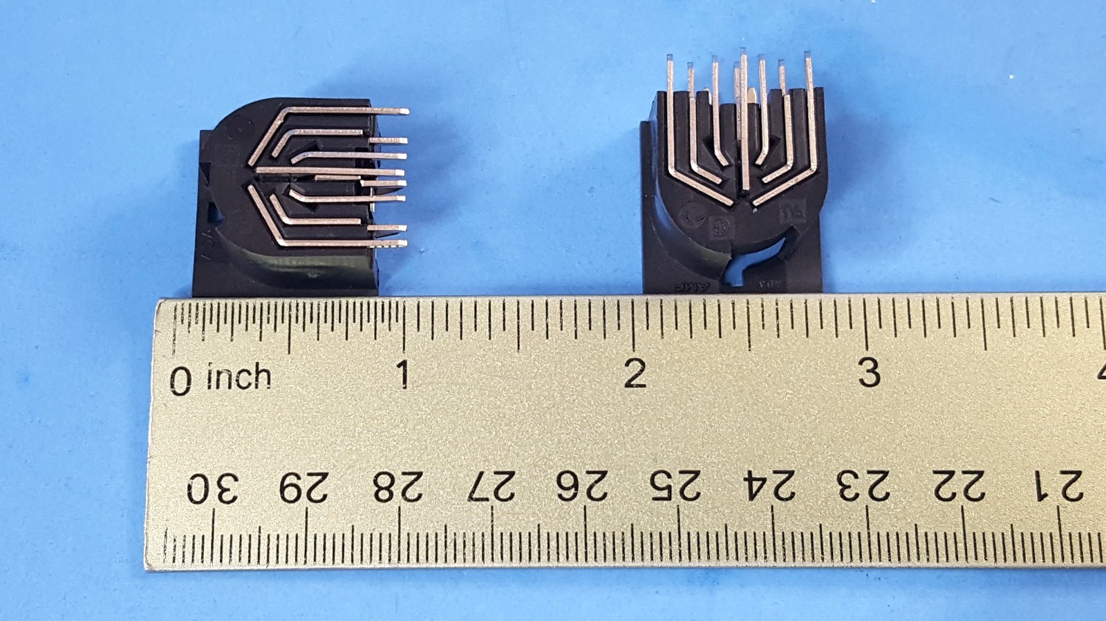 2Pcs- Circular DIN Connector, 8 contact, 211511-1, 5211511-1, AMP/TYCO, Female