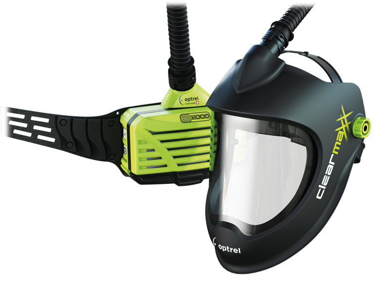 Optrel High Efficiency Powered Air Purifying Respirator PAPR up to 18 hr battery