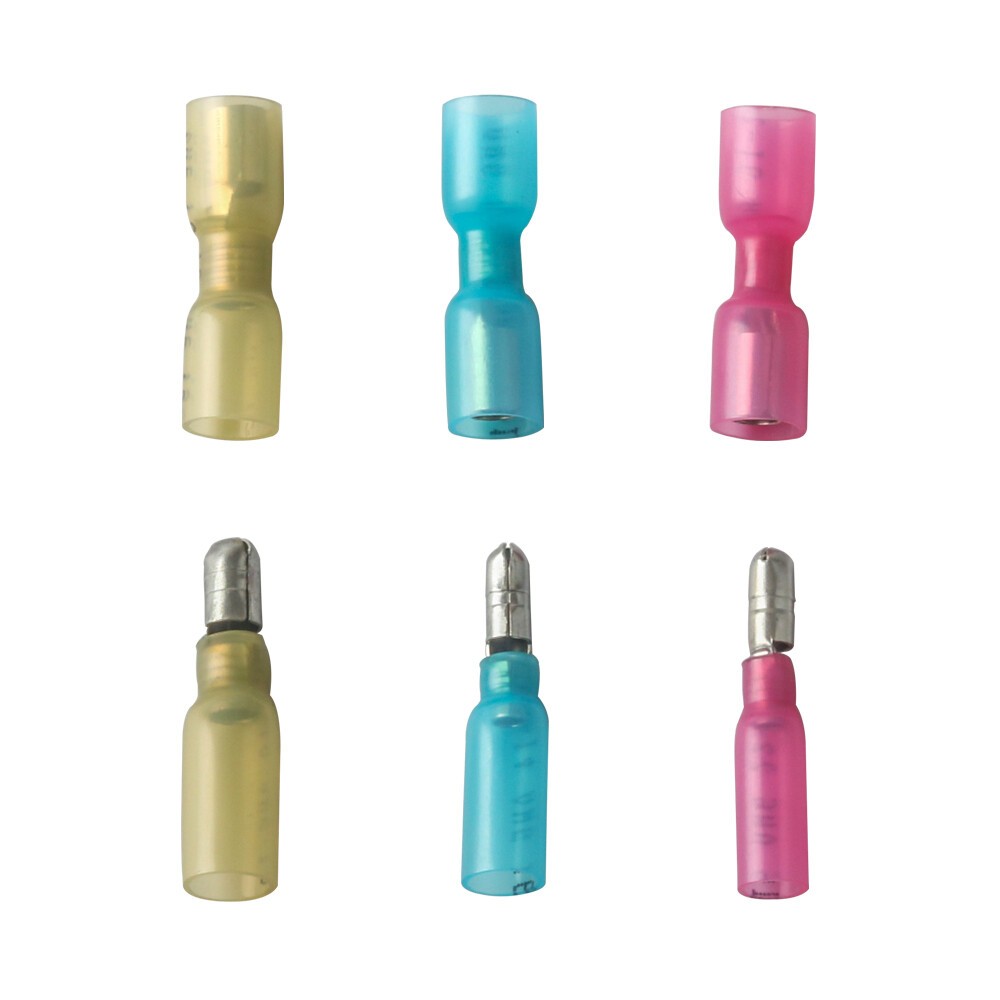 Heat Shrink Bullet Female Male Wire 22-10WAG Connector Crimp Terminal Kit 60PCS