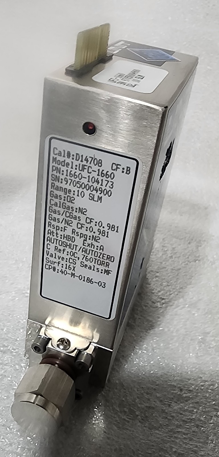 Unit Instruments UFC-1660 Flow Controller Used – See details for Gas/Range Avail